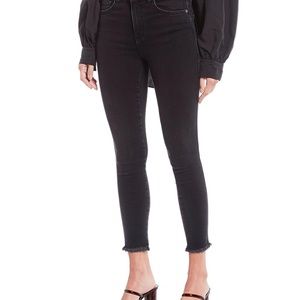 Free people raw high rise jean